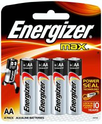 Батарейка Energizer MAX E91AA/4/24 Е300157104 /1371324/