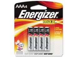 Батарейка Energizer MAX E92/AAA BP 4 RU (Блистер 4 шт) E300157306 /1371326/