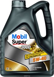 Масло Mobil Super 3000 X1 5w40 4л мотор. ORIGINAL /686019/