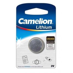 Батарейка литиевая дисковая специальная 3В 1шт Camelion Lithium CR2450-BP1 /517177/
