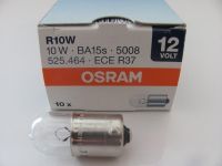 Автолампа OSRAM ORIGINAL 12V R10W  BA15s 1шт.5008