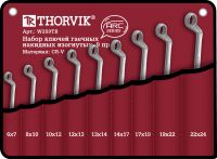 Набор ключей накидных 6-24мм в сумке серии ARC THORVIK 9предм.(W2S9TB) /1142031/