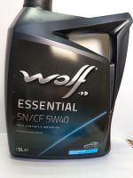Масло WOLF ESSENTIAL SN/CF 5W40 5L 1047678